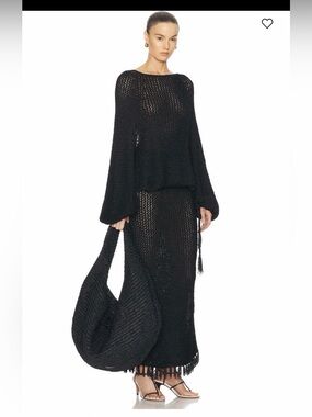Khaite Large Olivia Raffia Hobo